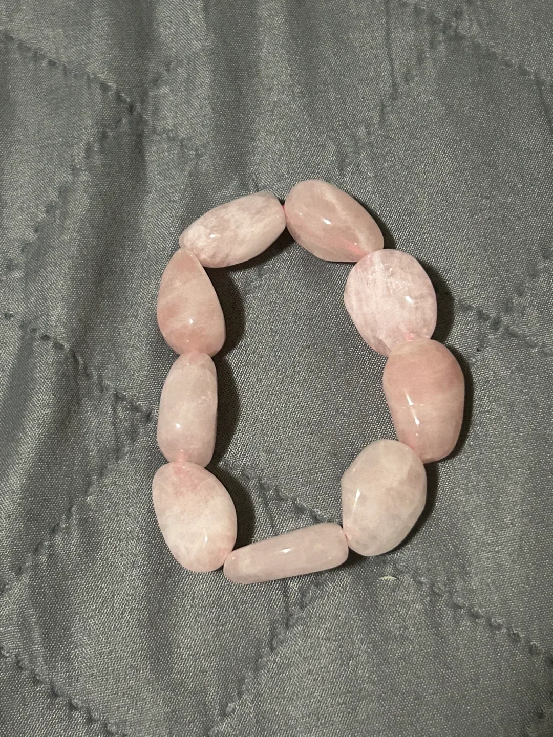 Chunky Rose Quartz Bracelet image indicator(2)