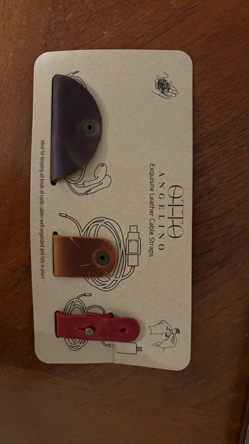 ANGELO Leather Cable Straps