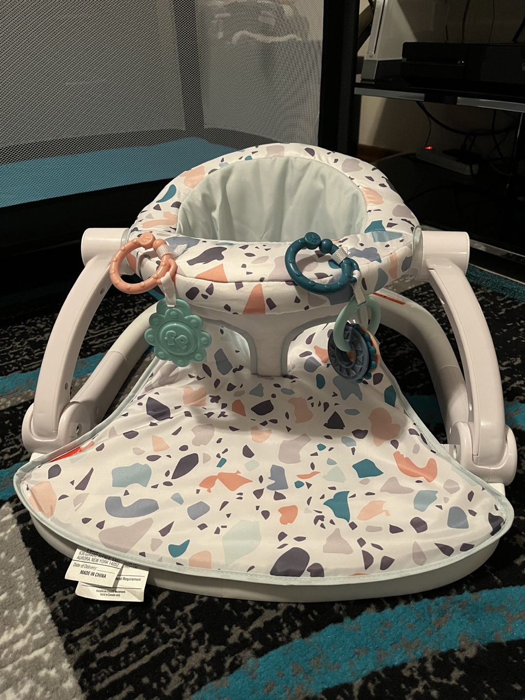 🥕Fisher Price Baby Sit-Me-Up Floor Seat, Terrazzo