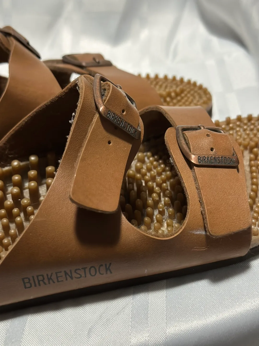 Birkenstock Brown Leather Sandals - Size 43 EU image indicator(2)