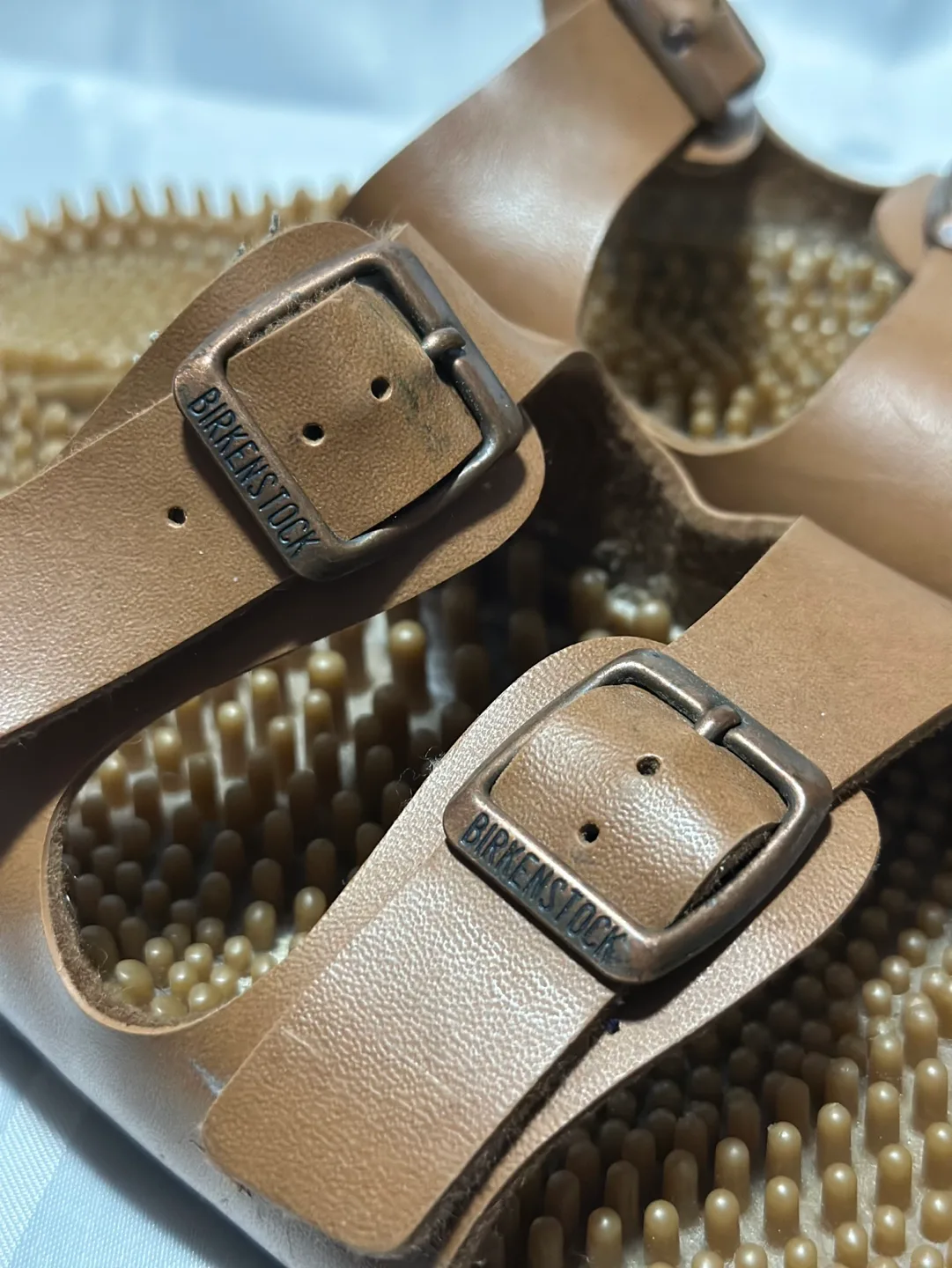 Birkenstock Brown Leather Sandals - Size 43 EU image indicator(3)