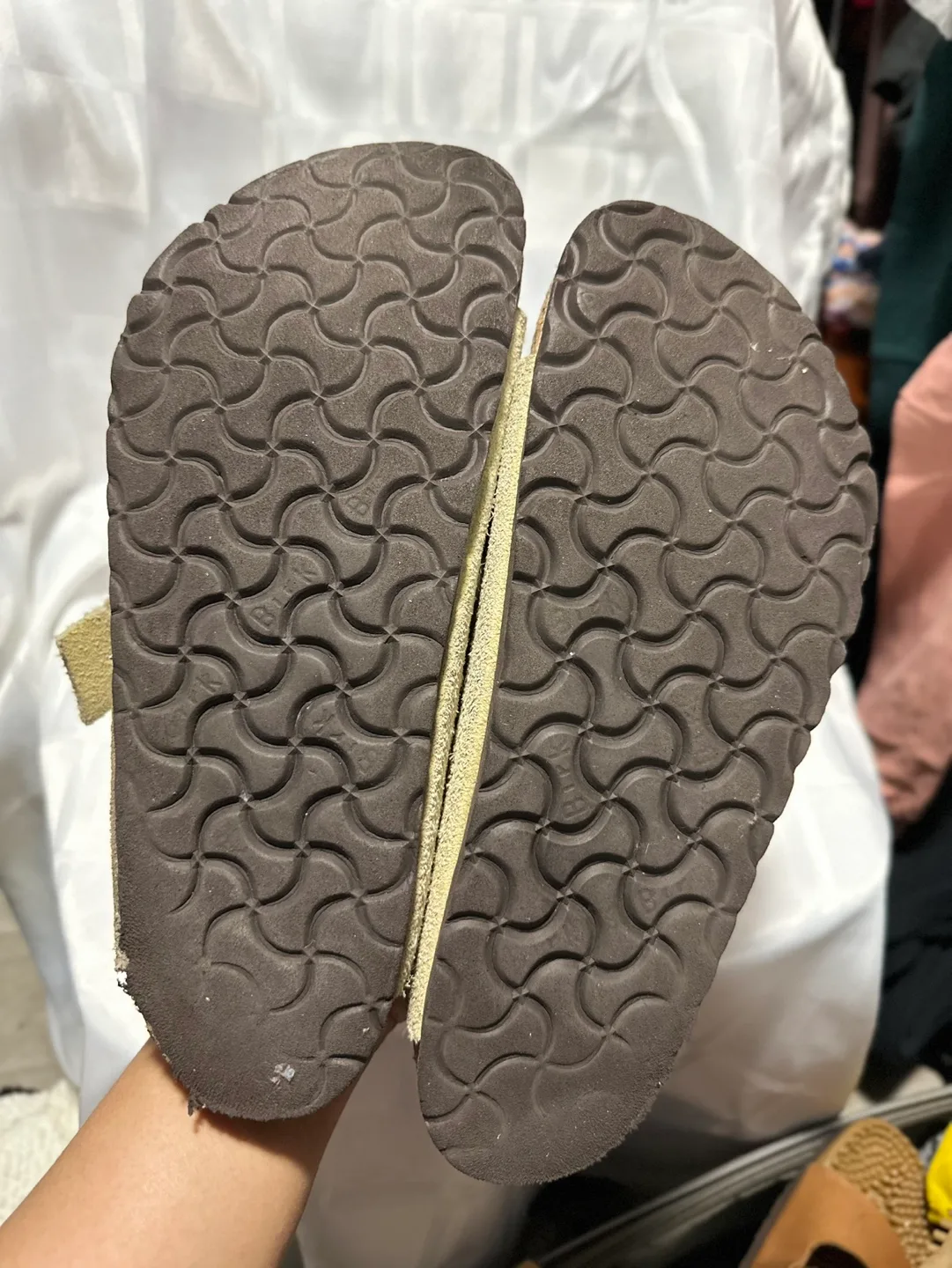 Birkenstock Arizona Suede Sandals - Green Tea - EU39 image indicator(3)