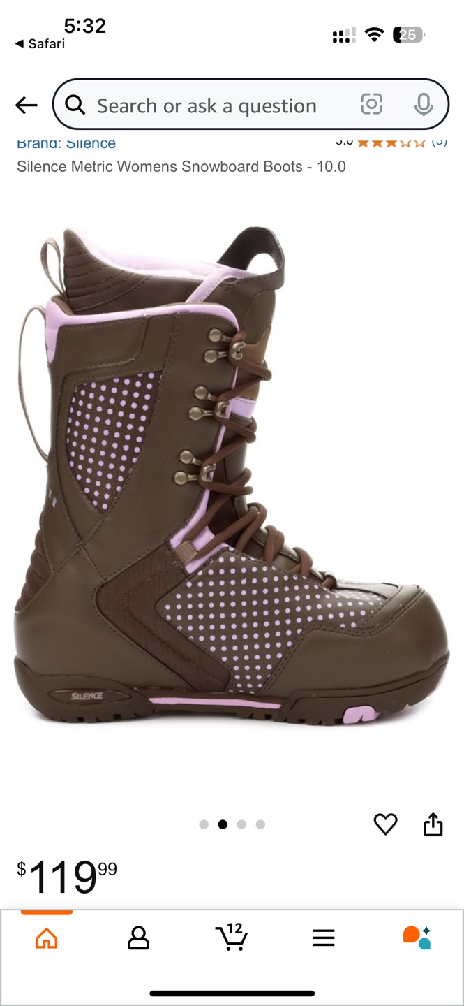 Silence Metric Women's Snowboard Boots - Size 10 - photo 2