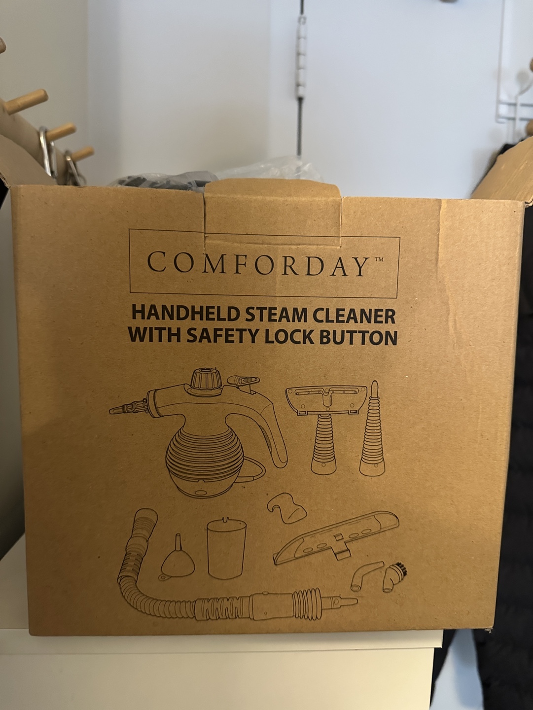 Comforday Handheld Steam Cleaner with Accessories