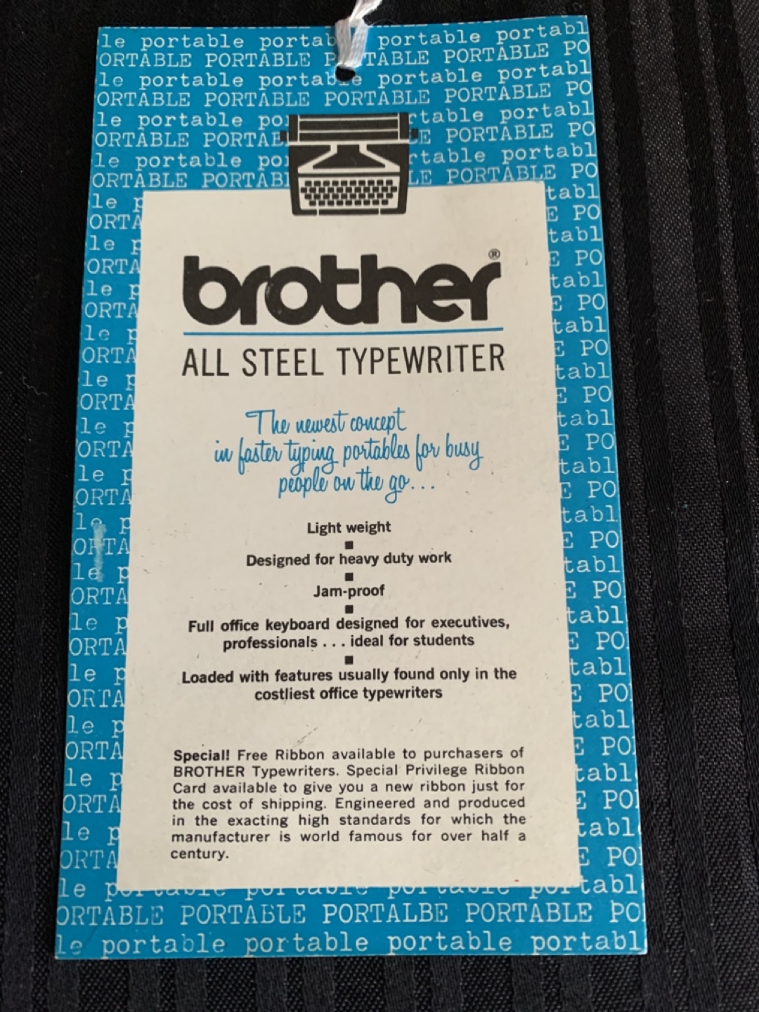 Vintage Brother Typewriter Model 715 - photo 3