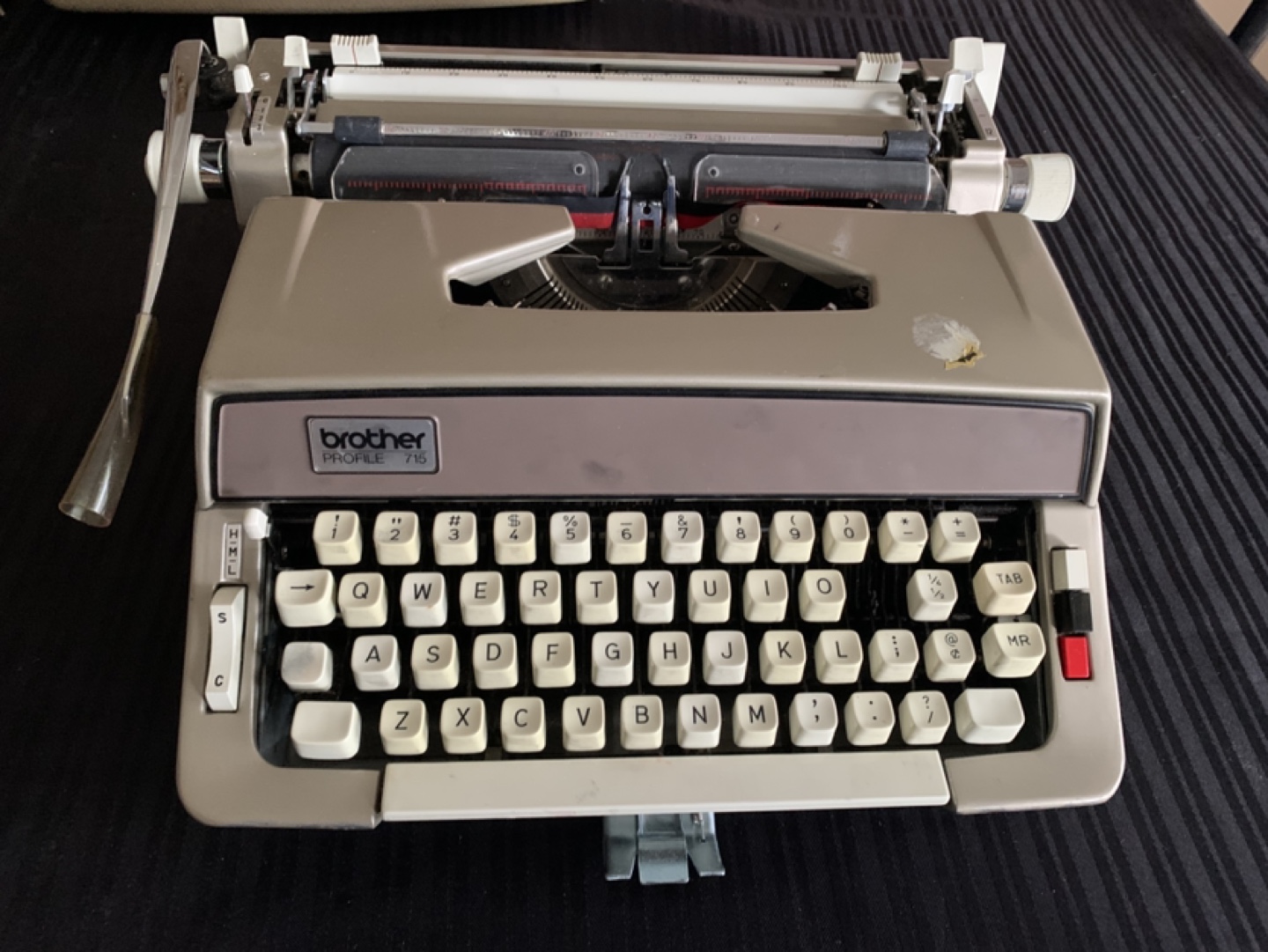 Vintage Brother Typewriter Model 715