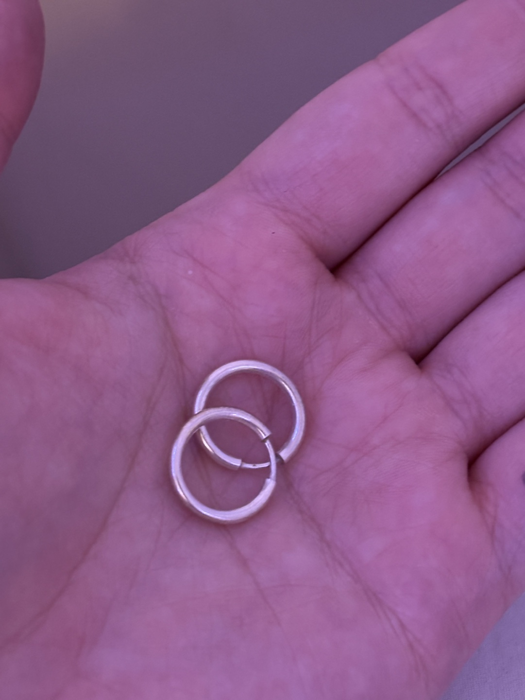 Silver Hoop Earrings