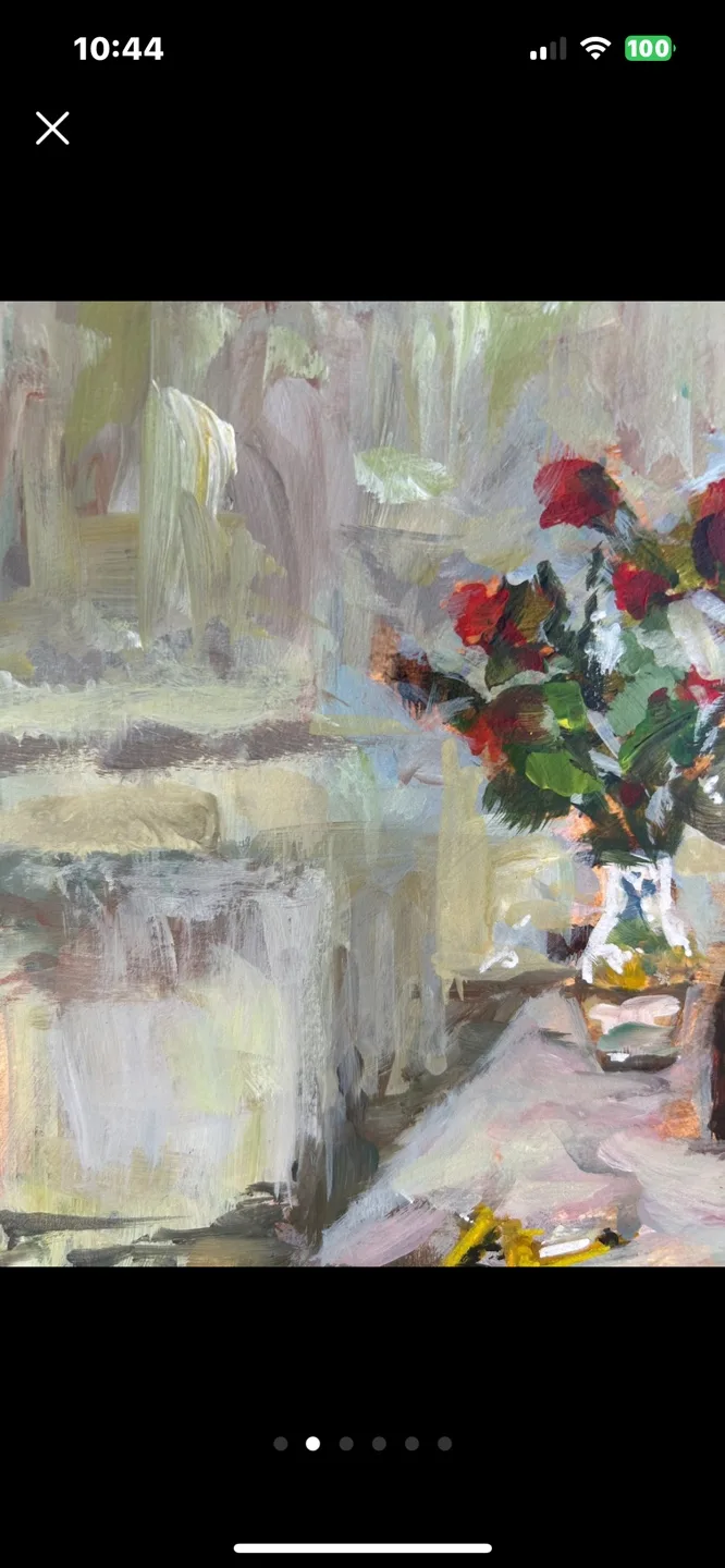 Original still life acrylic painting image indicator(2)