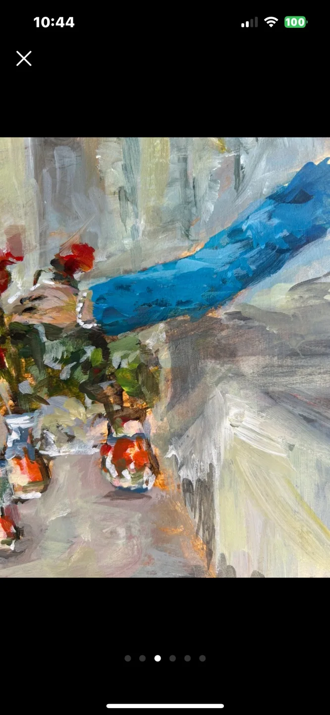 Original still life acrylic painting image indicator(3)