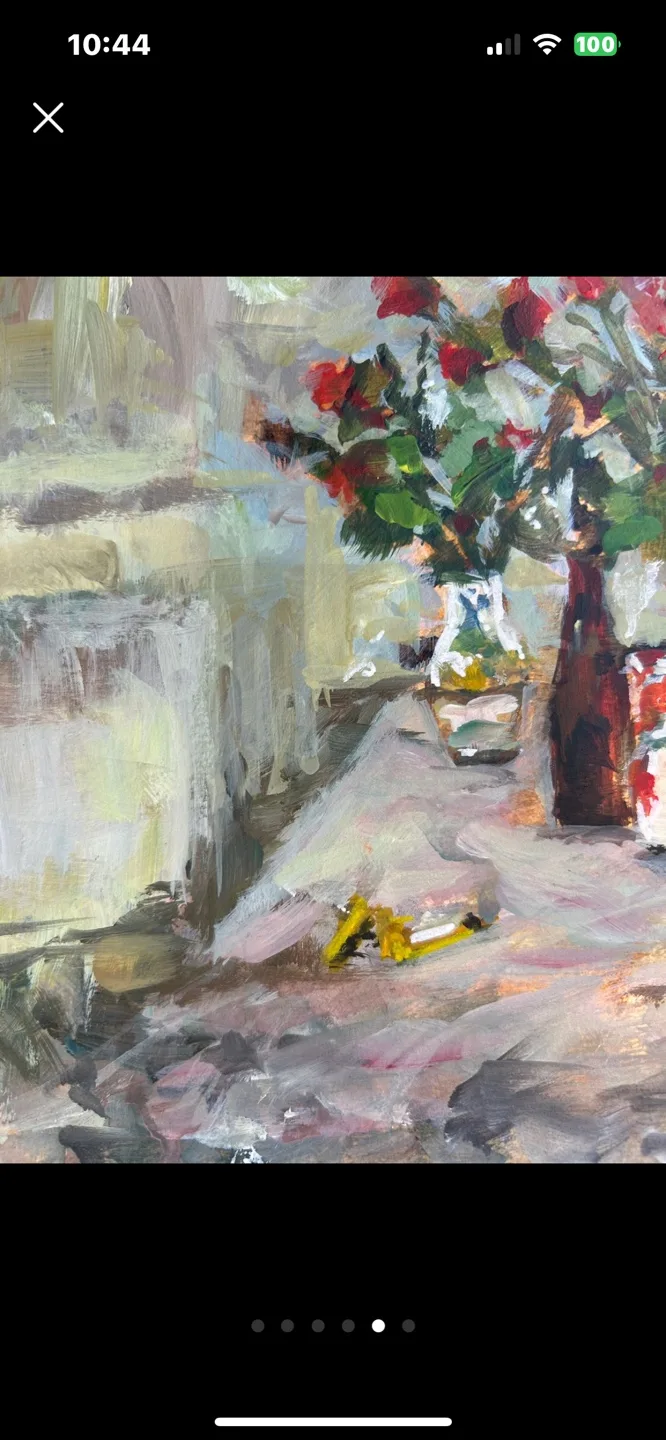 Original still life acrylic painting image indicator(5)