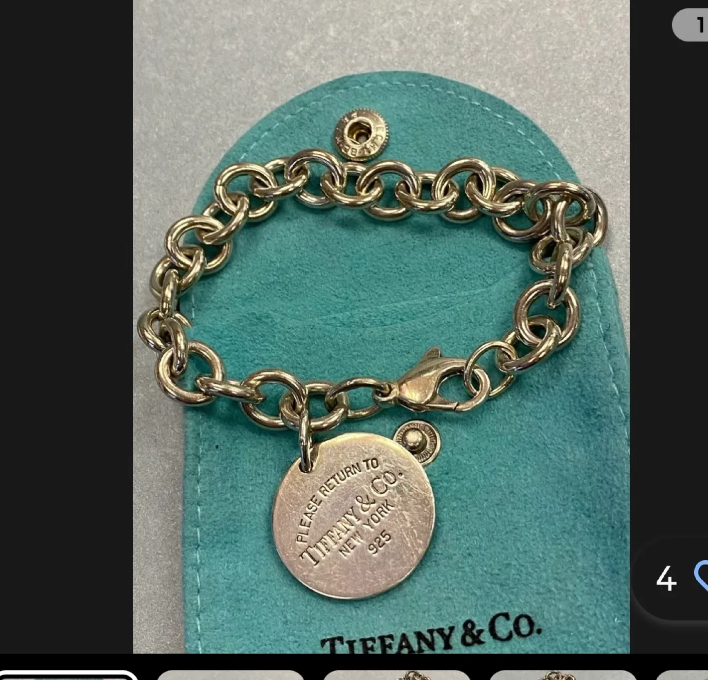 Tiffany & Co. 925 Sterling Silver Bracelet thumbnail