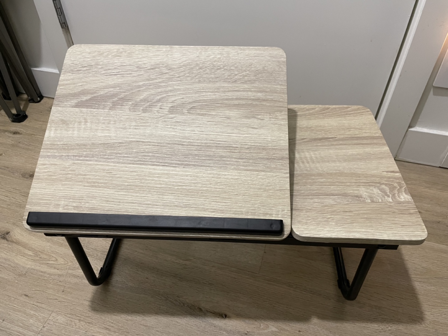 Foldable Laptop Table with Side Tray