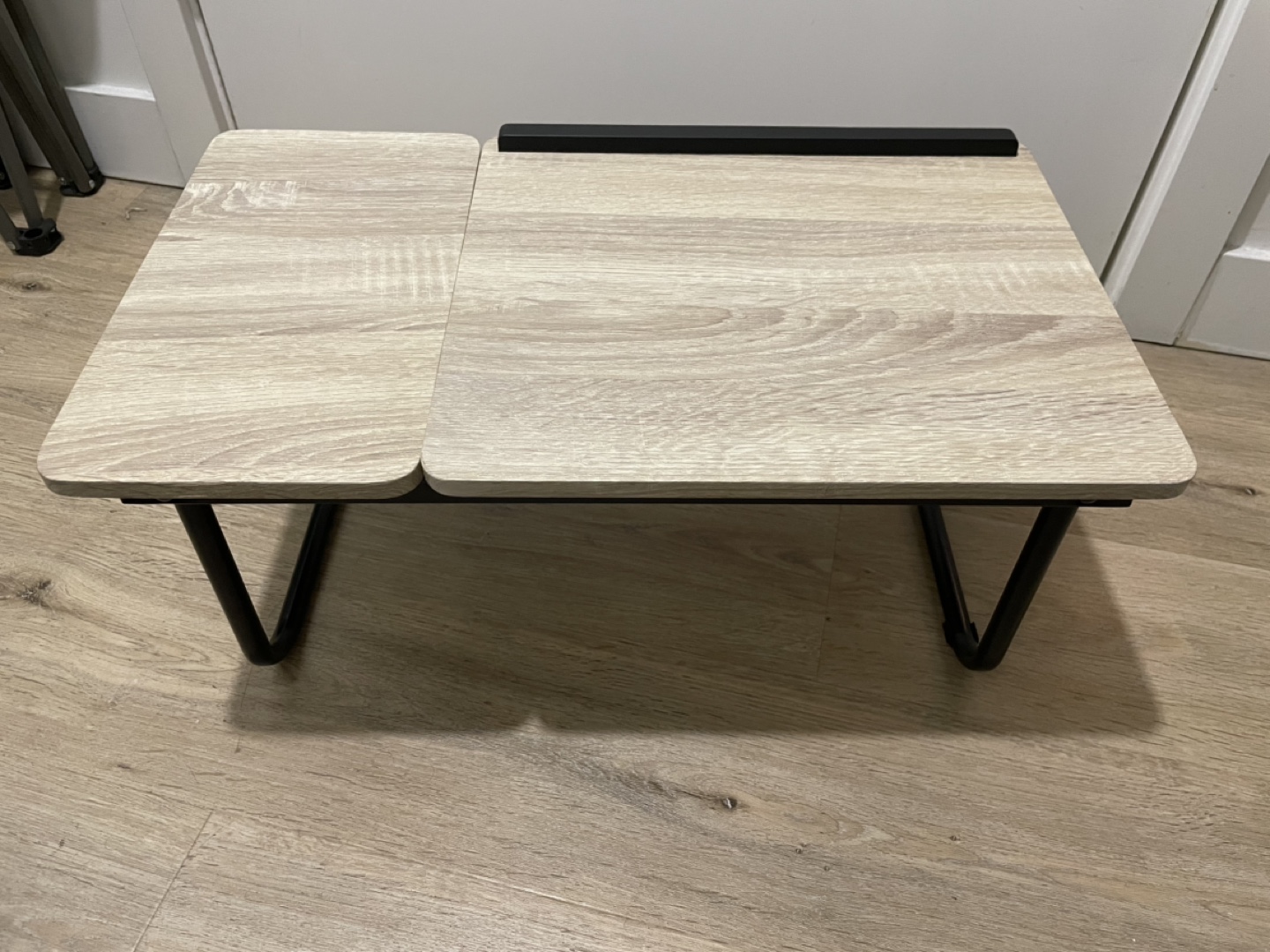 Foldable Laptop Table with Side Tray - photo 2