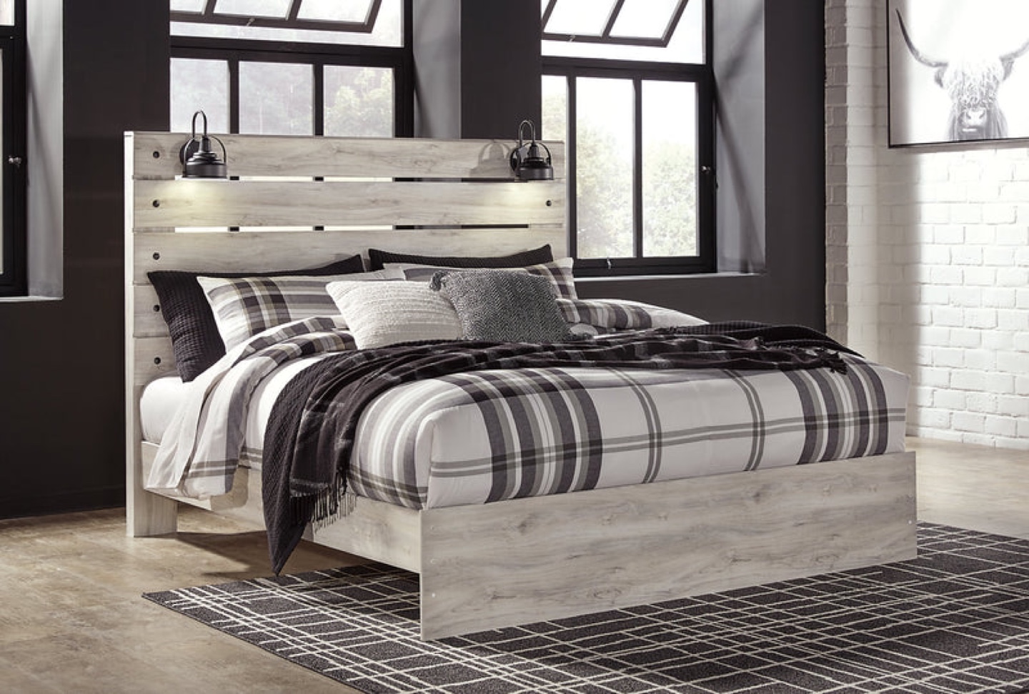 Queen Size Platform Bed with Built-in Lighting - photo 3