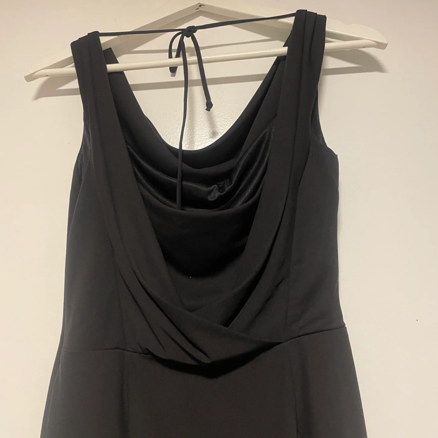 David Meister Black Cowl-neck Dress Size 2 image indicator(4)