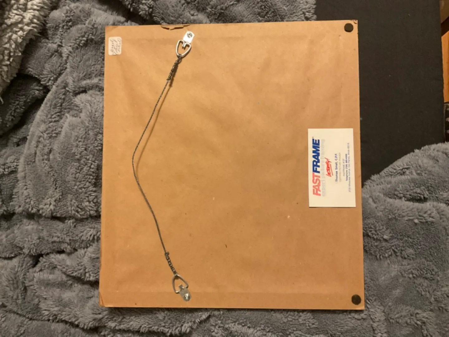 Framed Watercolor Painting of Harbor Scene image indicator(3)