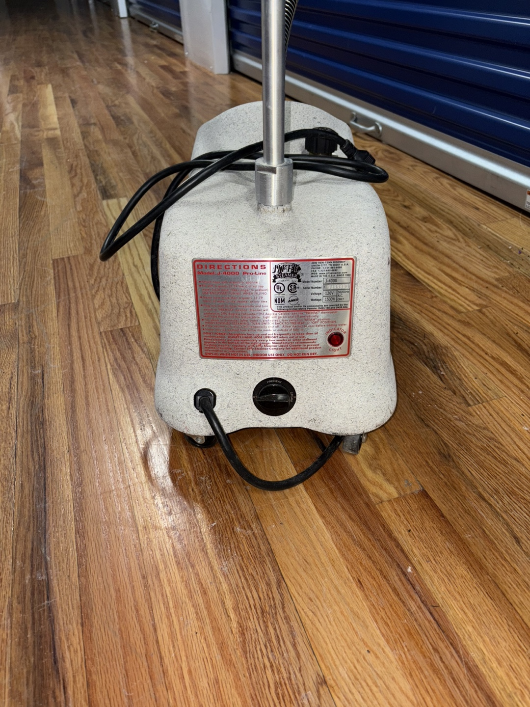 Jiffy Steamer Professional Garment Steamer 120V