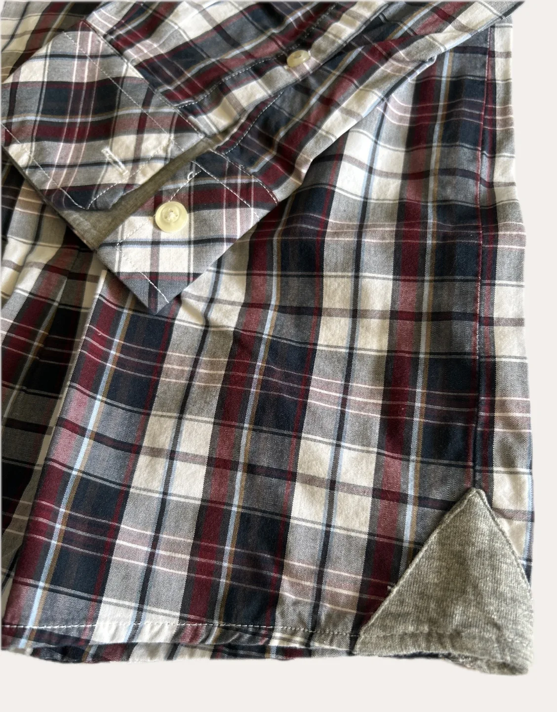 OVS Men's Slim Fit Long Sleeve Plaid Shirt image indicator(2)