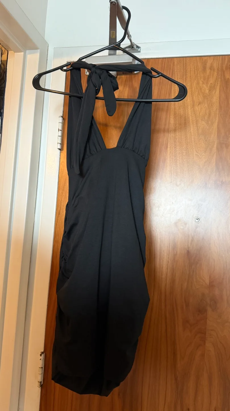 Two Black Mini Dresses, Size Small thumbnail