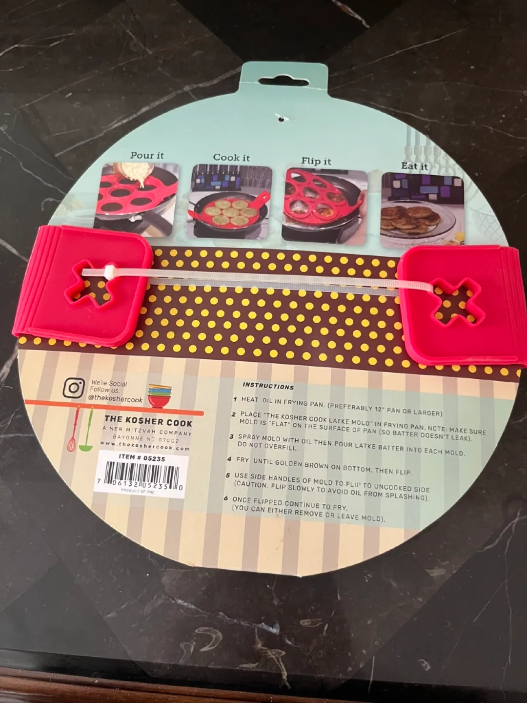 ‼️New ‼️Unopened  Latke Mold - Silicone Bakeware image indicator(2)