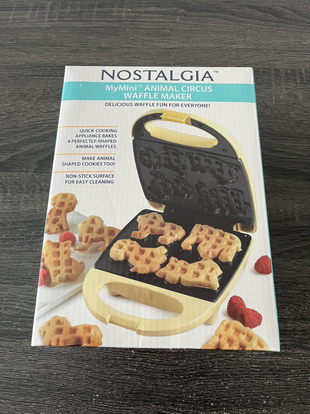 Nostalgia MyMini Animal Circus Waffle Maker