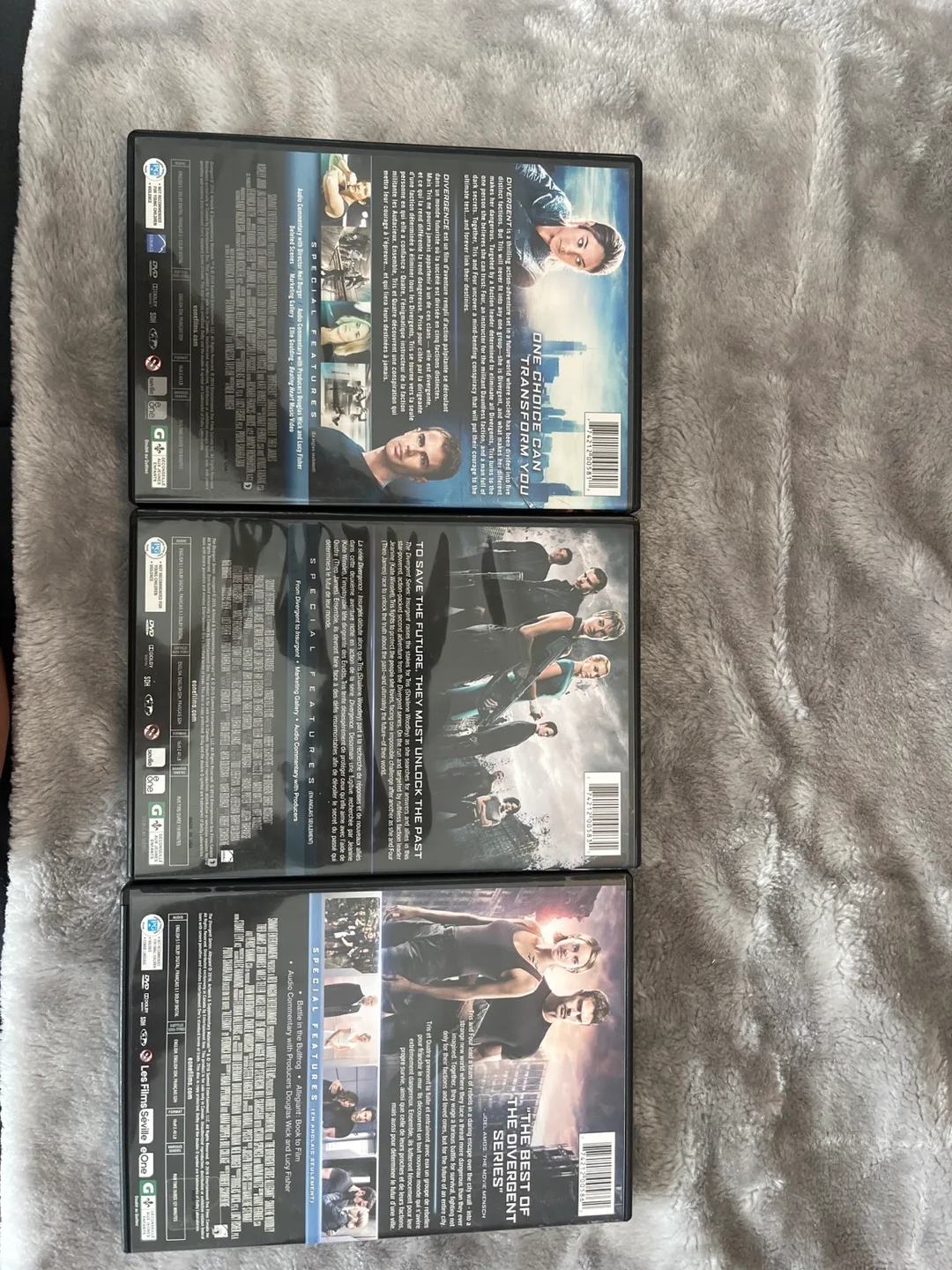 Divergent movie Series DVD image indicator(2)