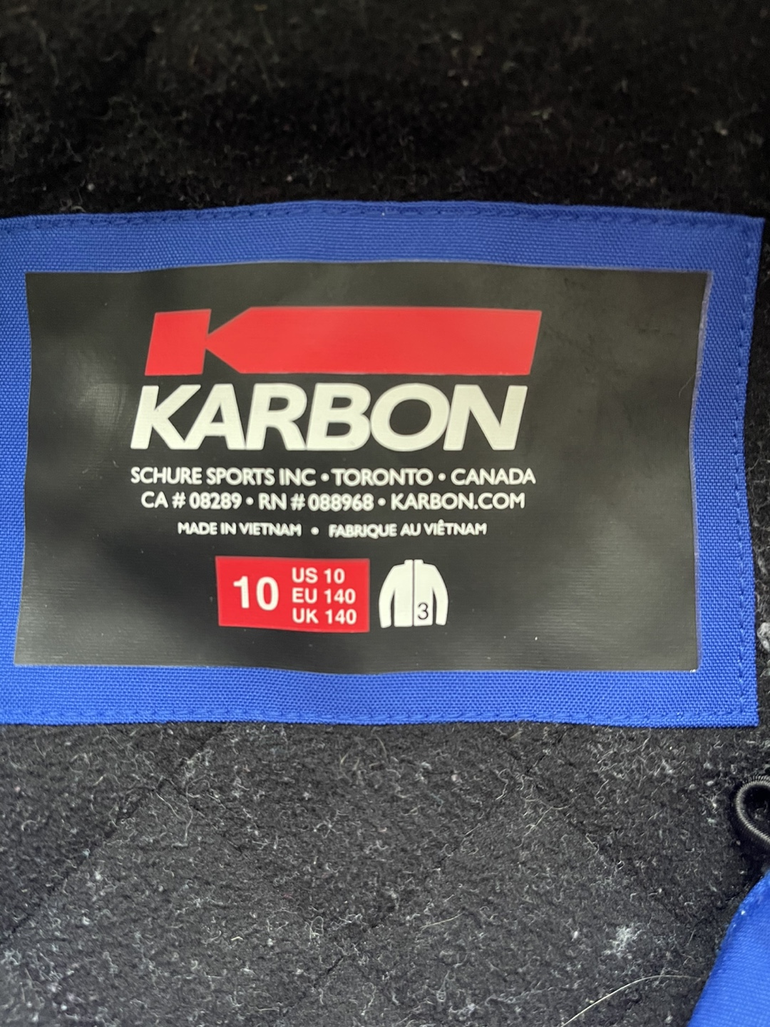 Boys' Karbon Size 10 Ski Jacket - photo 2