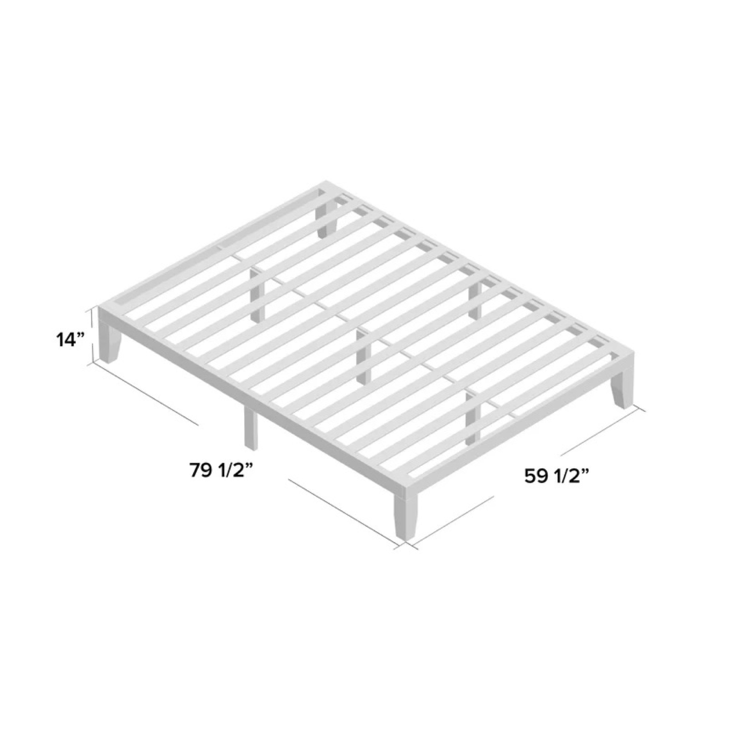 Queen Wooden Bed Frame - photo 3