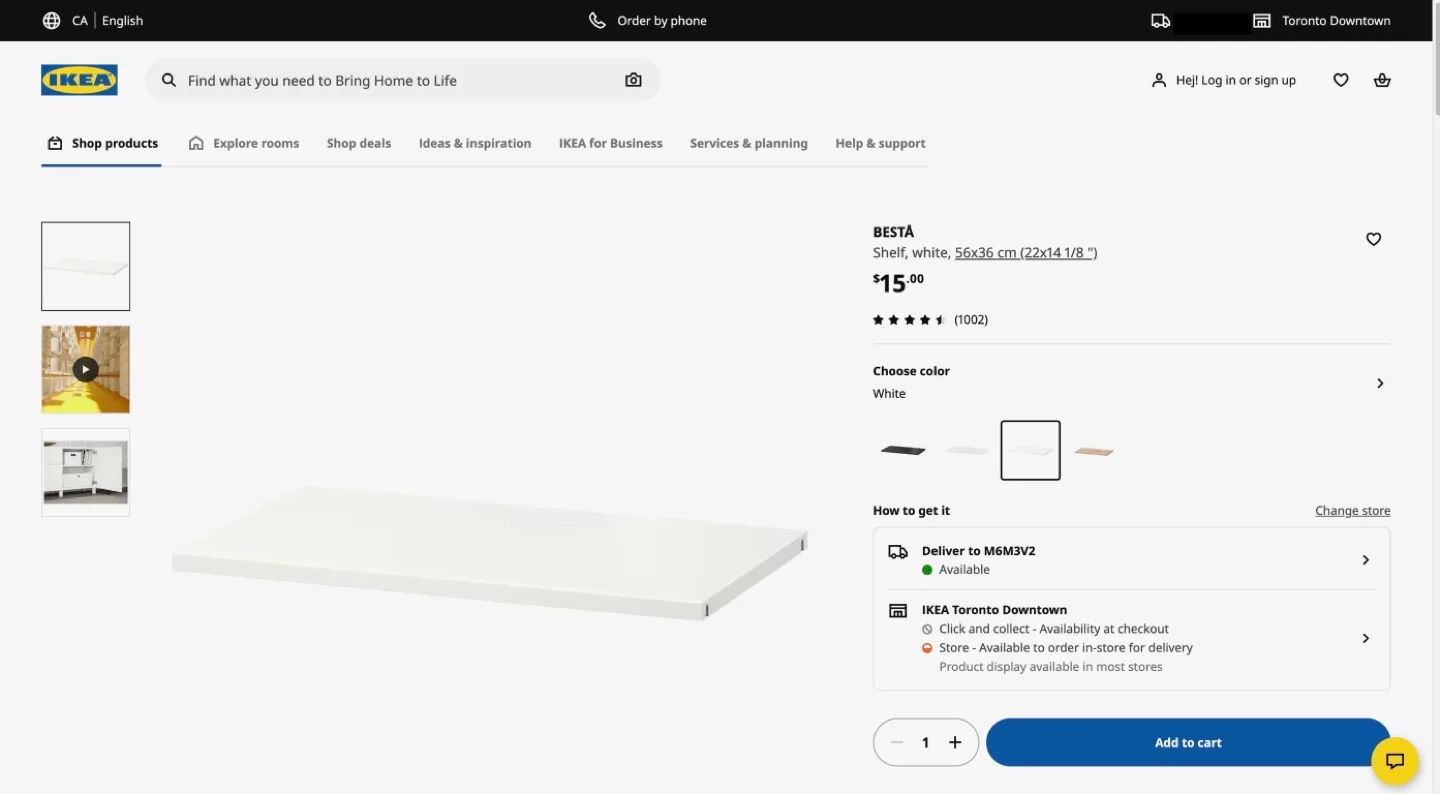 NEVER OPENED - 3 White Besta Interior Shelves image indicator(2)