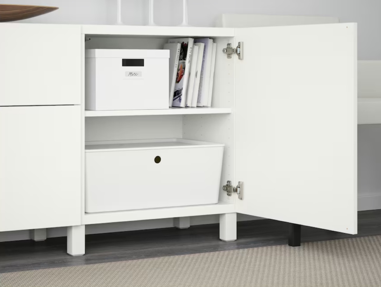 NEVER OPENED - 3 White Besta Interior Shelves