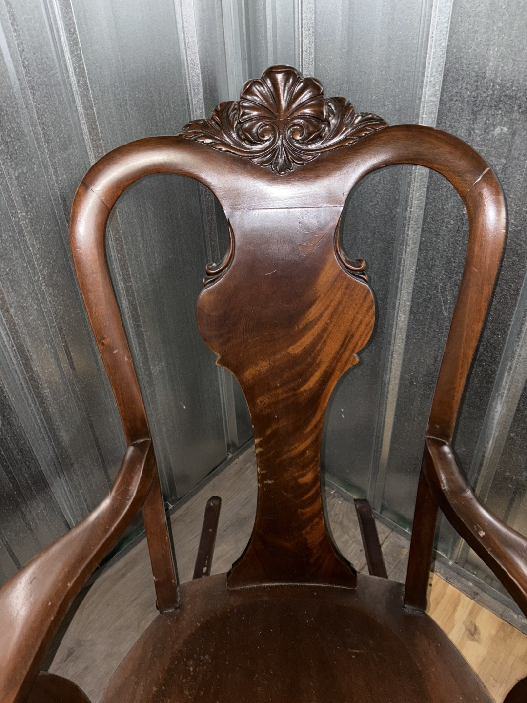 Antique Wooden Rocking Chair - photo 3