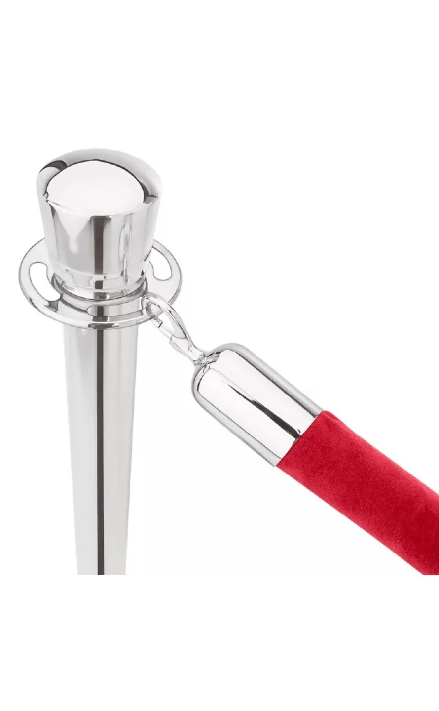 BRAND NEW - Stainless Steel Stanchions Crowd Control Posts (x2) image indicator(2)