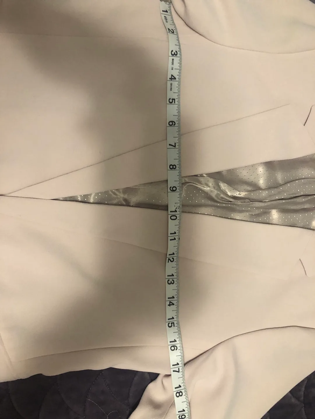 RW & CO. Women's Light Pink Blazer Size 6 image indicator(4)