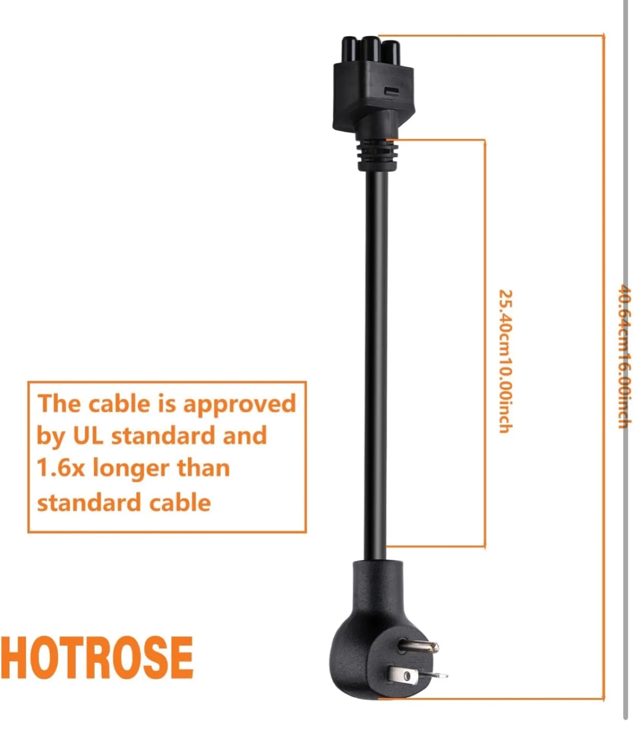 HOTROSE Tesla Mobile Connector Extension Cable - 46cm image indicator(3)