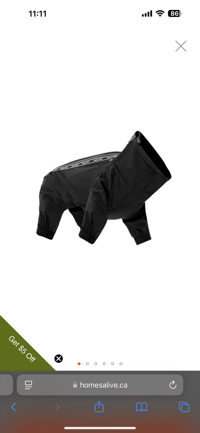 Canada pooch slush suit