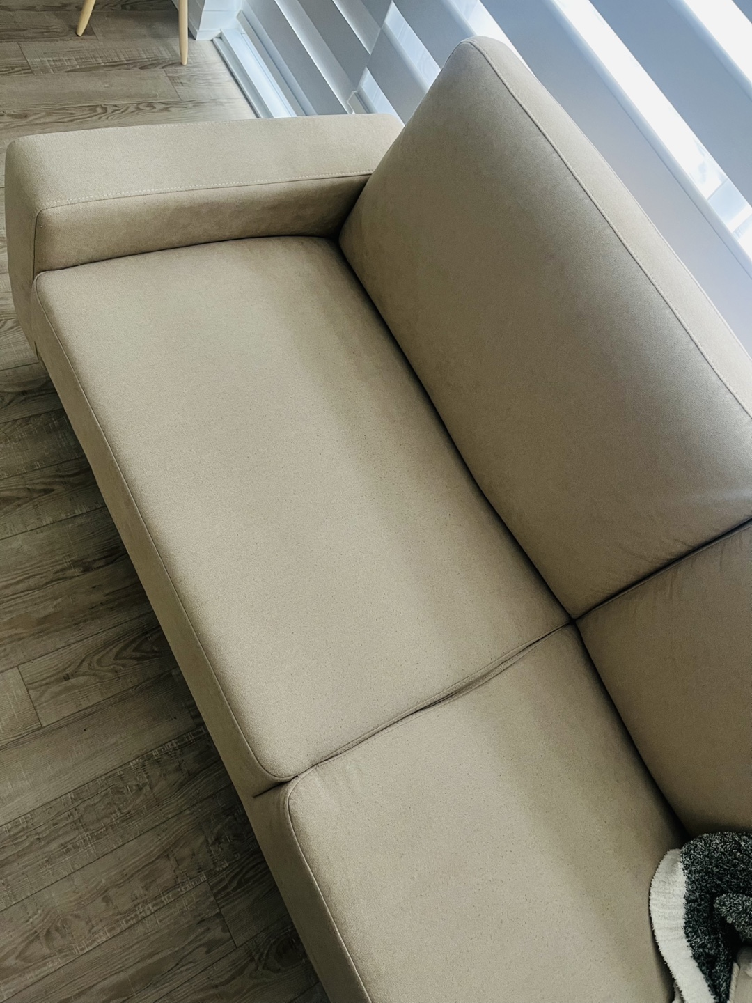 Beige Two-Seater Sofa 83.9” - photo 3