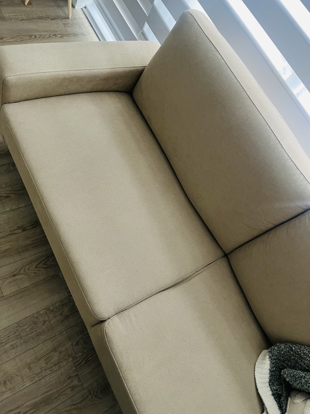 Beige Two-Seater Sofa 83.9” - photo 4
