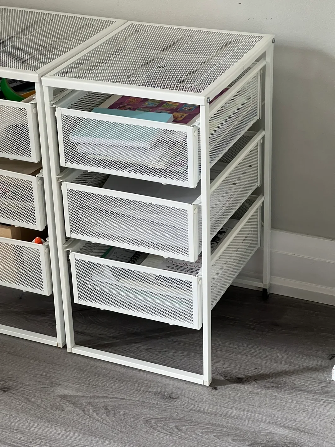 DECLUTTER: IKEA LENHART 3-Drawer Unit, White. 2 units for $22 image indicator(2)