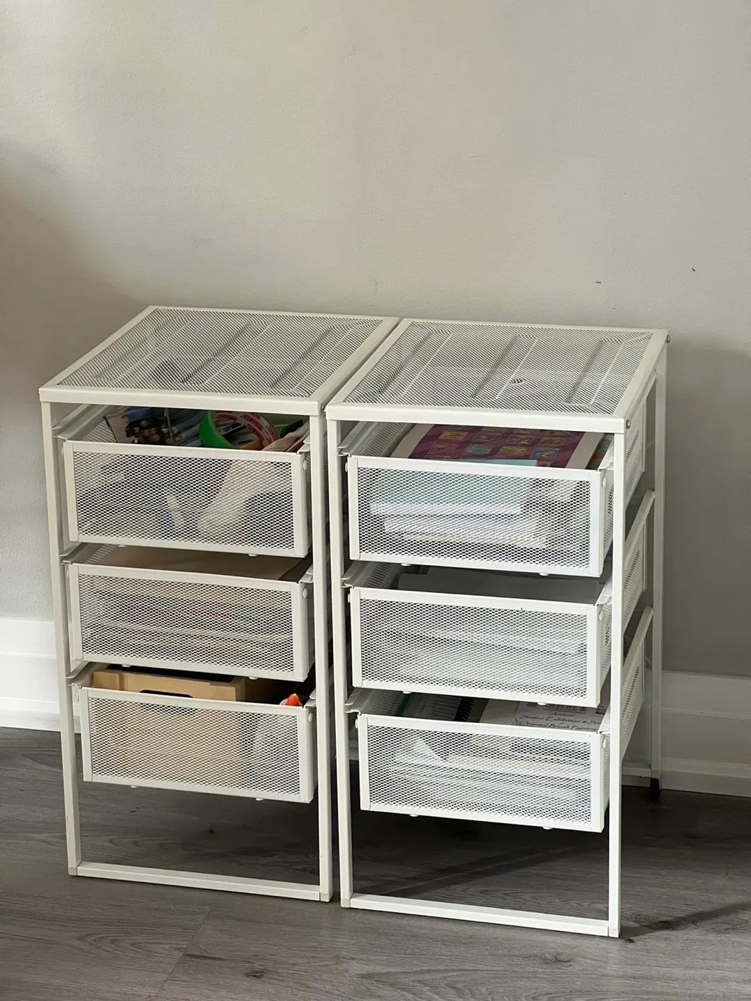 DECLUTTER: IKEA LENHART 3-Drawer Unit, White. 2 units for $22 thumbnail