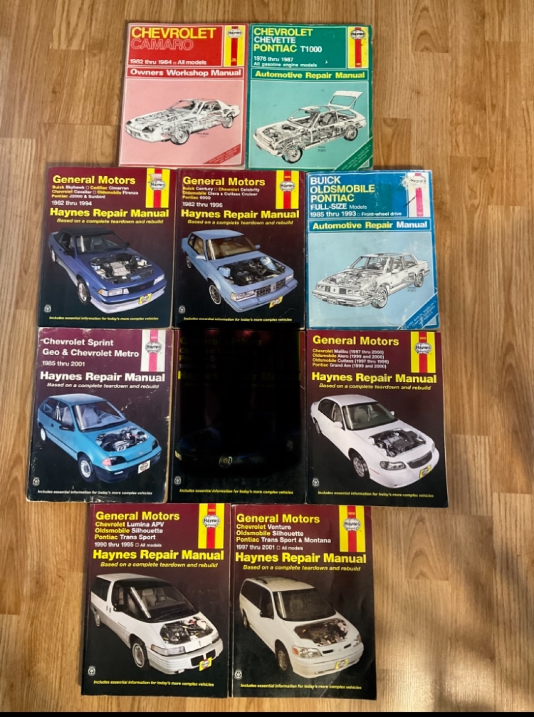 HAYNES 1976-2004 CHEV/GM MANUALS