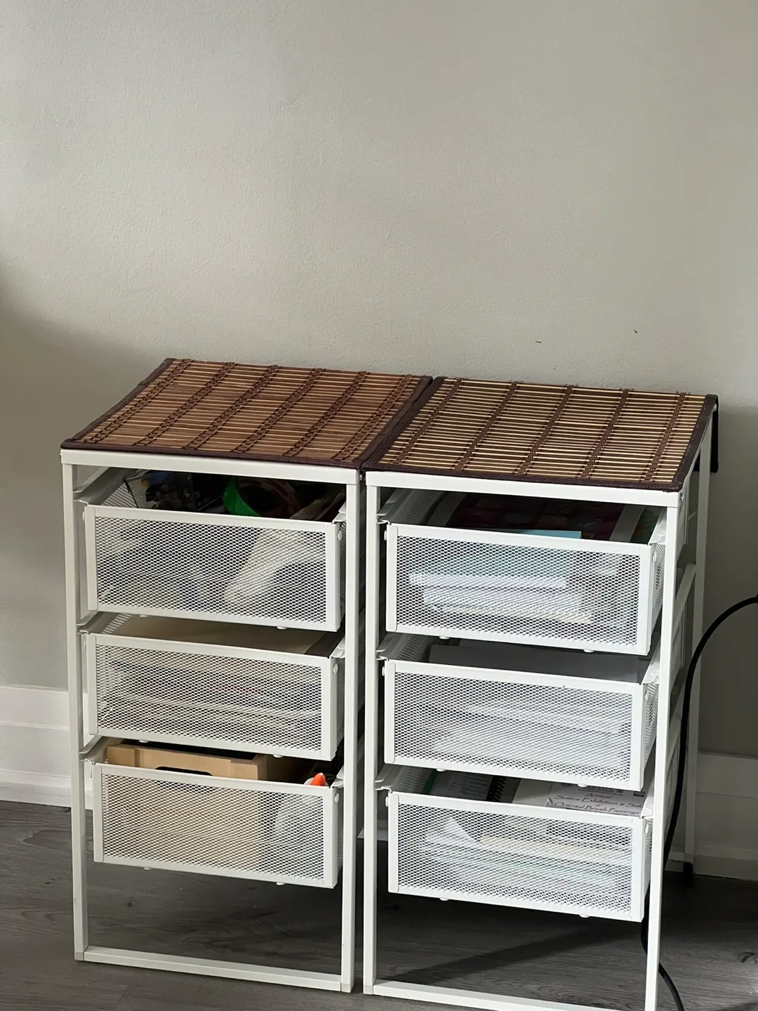 DECLUTTER: IKEA LENHART 3-Drawer Unit, White. 2 units for $22 image indicator(6)