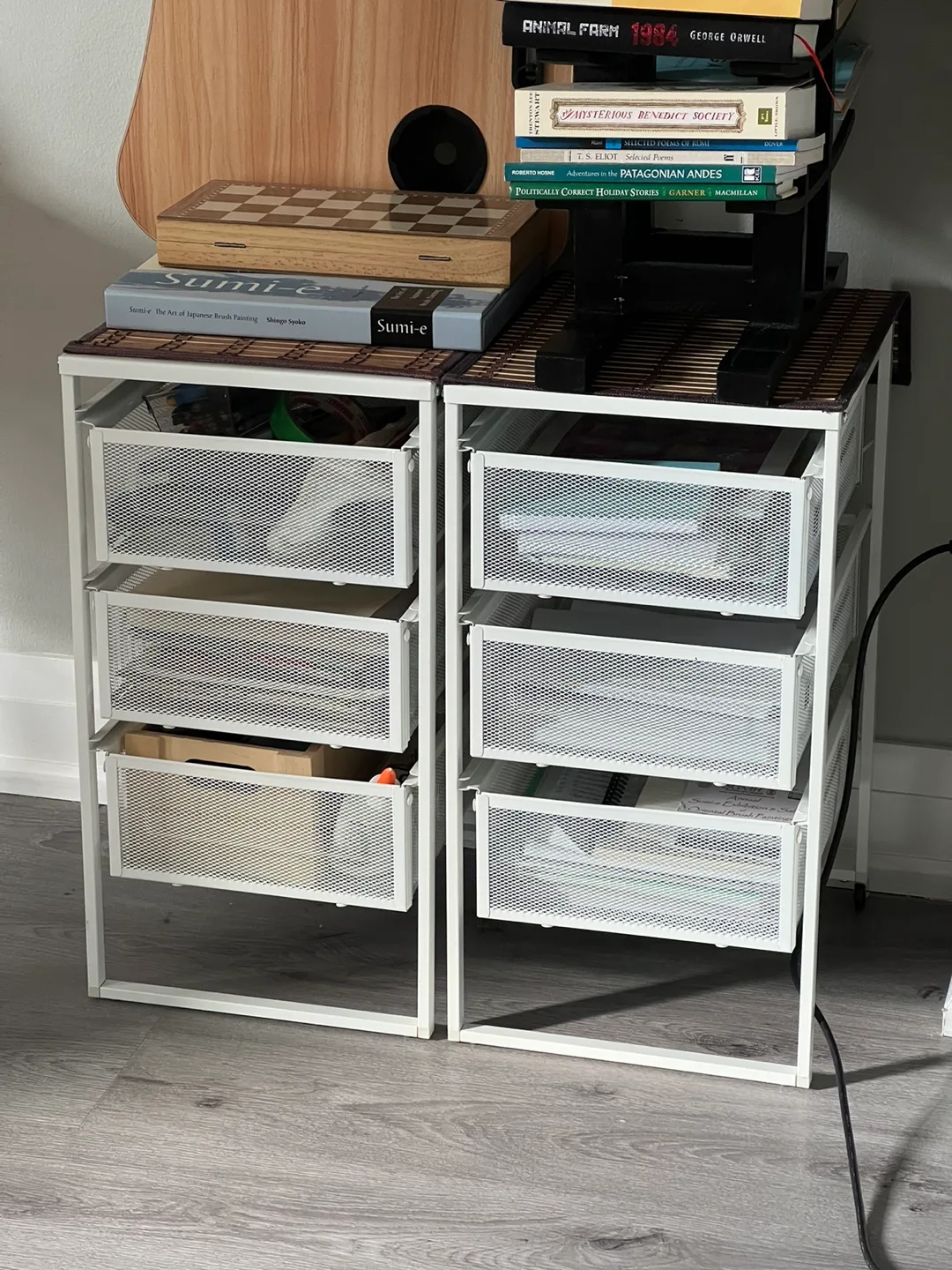 DECLUTTER: IKEA LENHART 3-Drawer Unit, White. 2 units for $22 image indicator(7)
