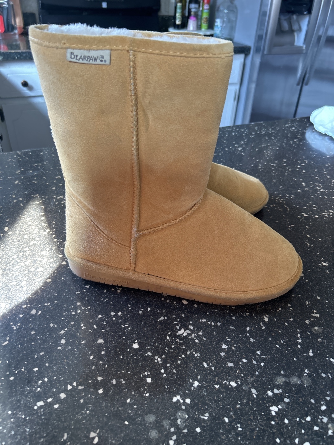 Bearpaw Women's Tan Suede Boots