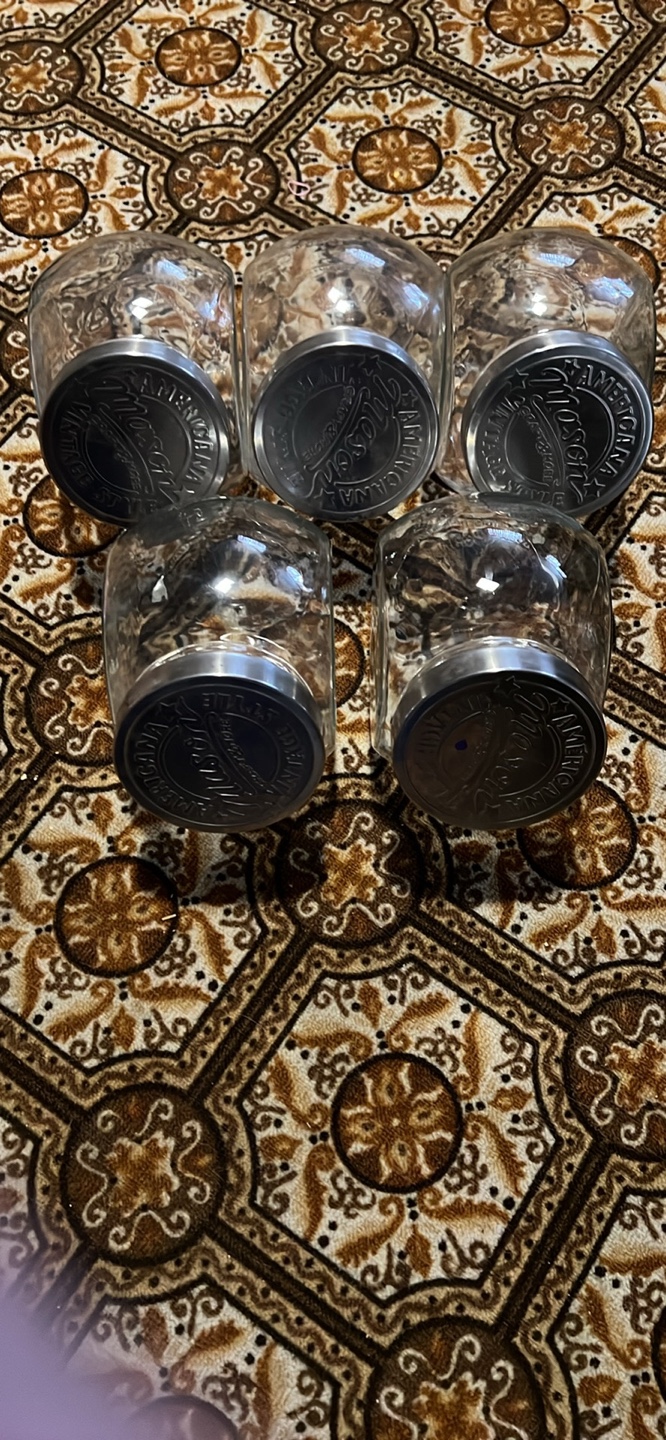 Vintage American Can Company Glass Jars with Lids (Set of 6) - photo 3