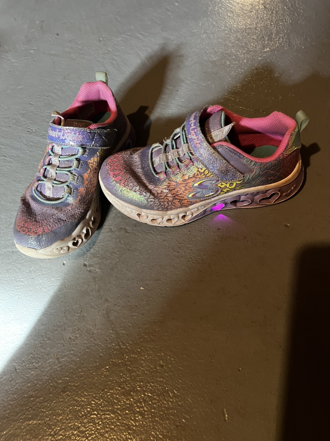 Girls' Skechers Light-Up Sneakers Size 11