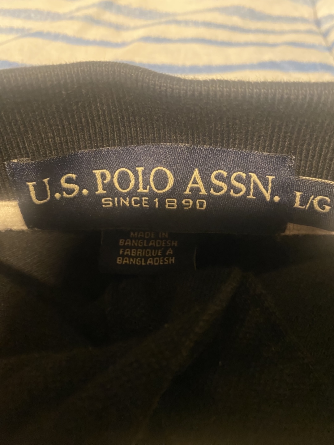 USPA Black Polo Shirt Size Large - photo 4