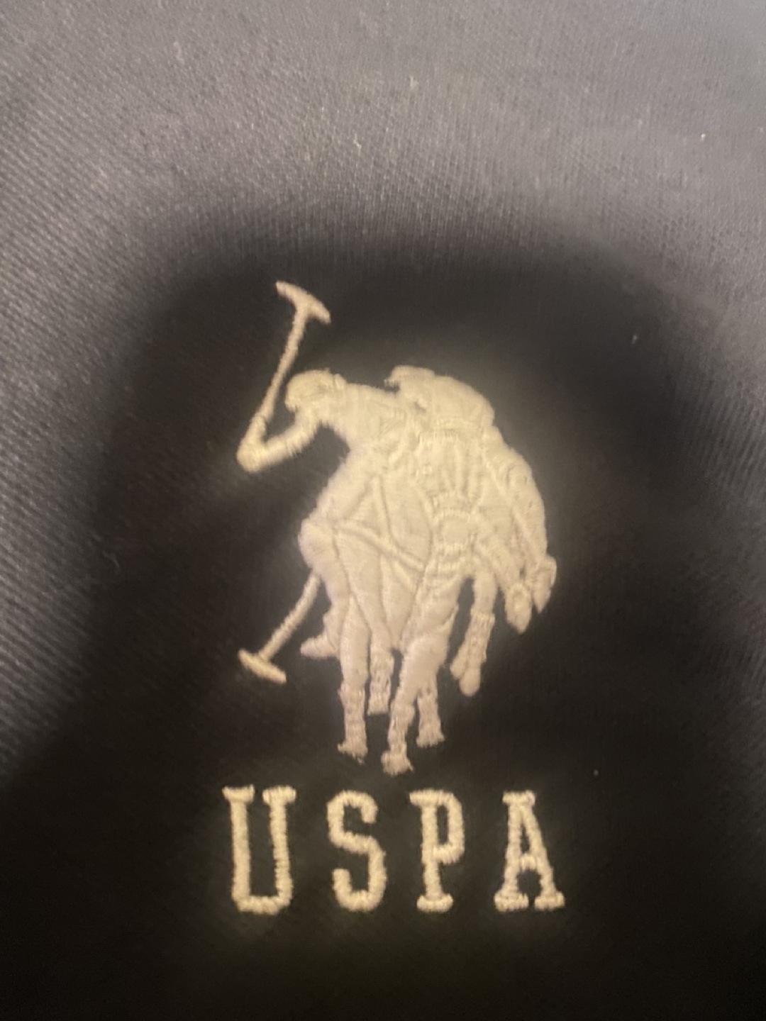 USPA Black Polo Shirt Size Large - photo 2