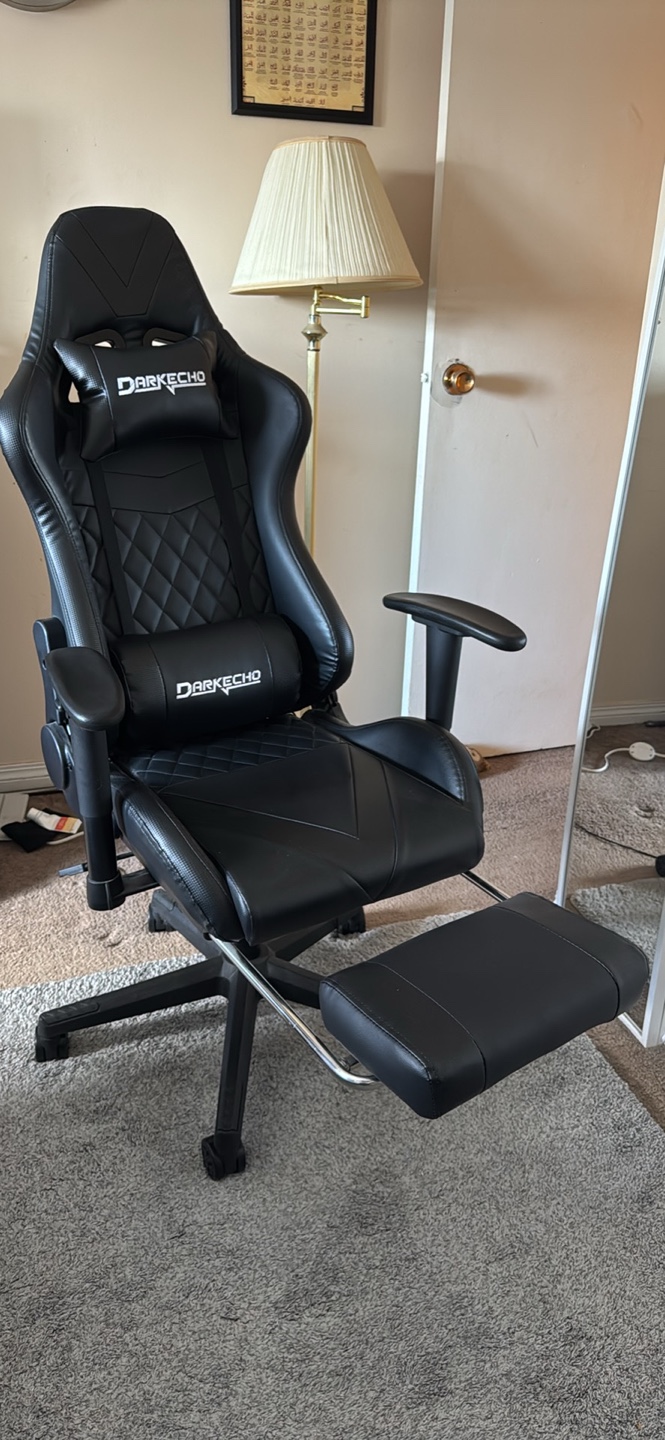 DarkEcho Gaming Chair with Footrest - photo 2