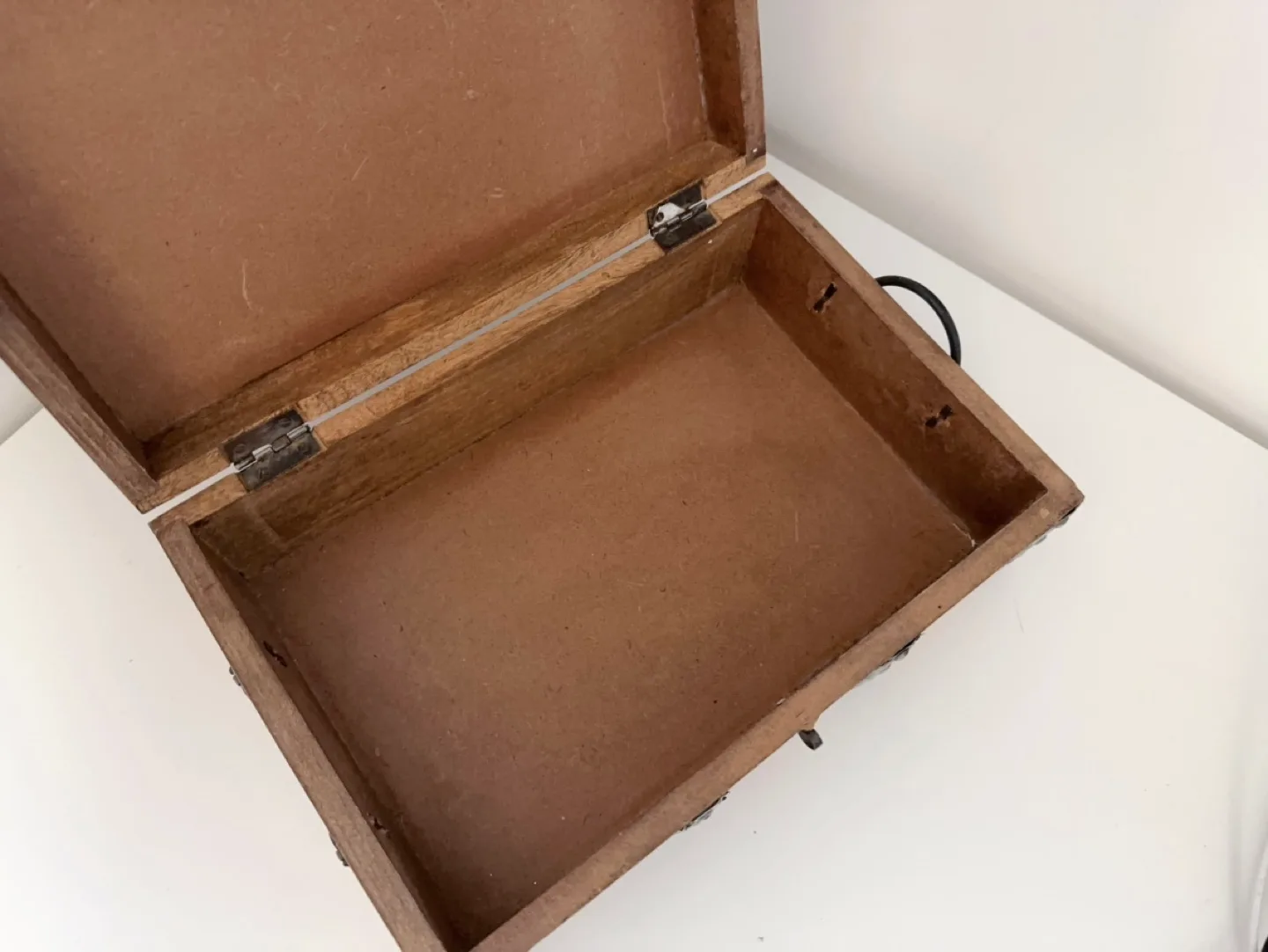 Vintage Wooden Treasure Chest Box image indicator(4)