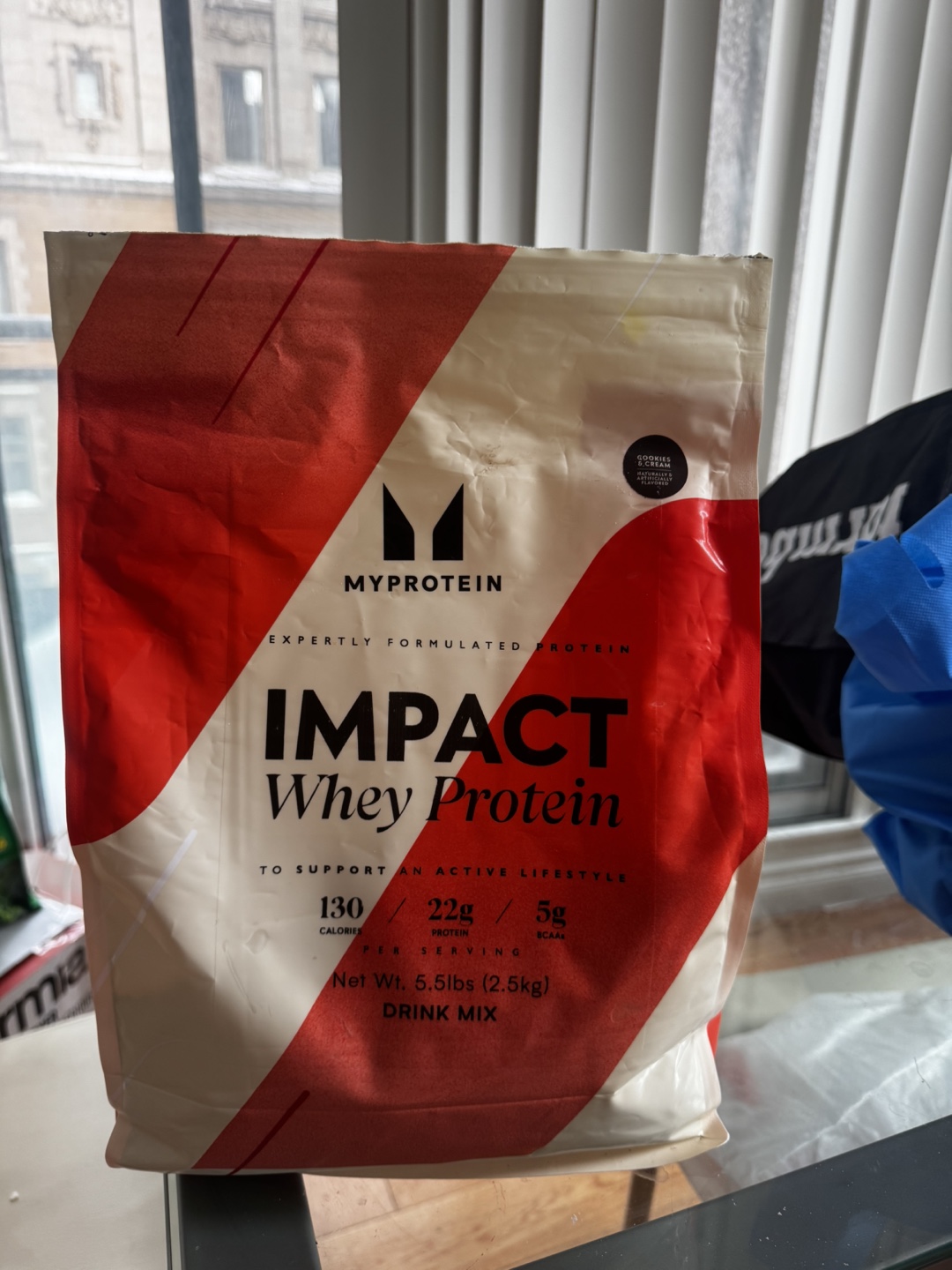Myprotein Impact Whey Protein - Cookies and Cream - 3.3lbs